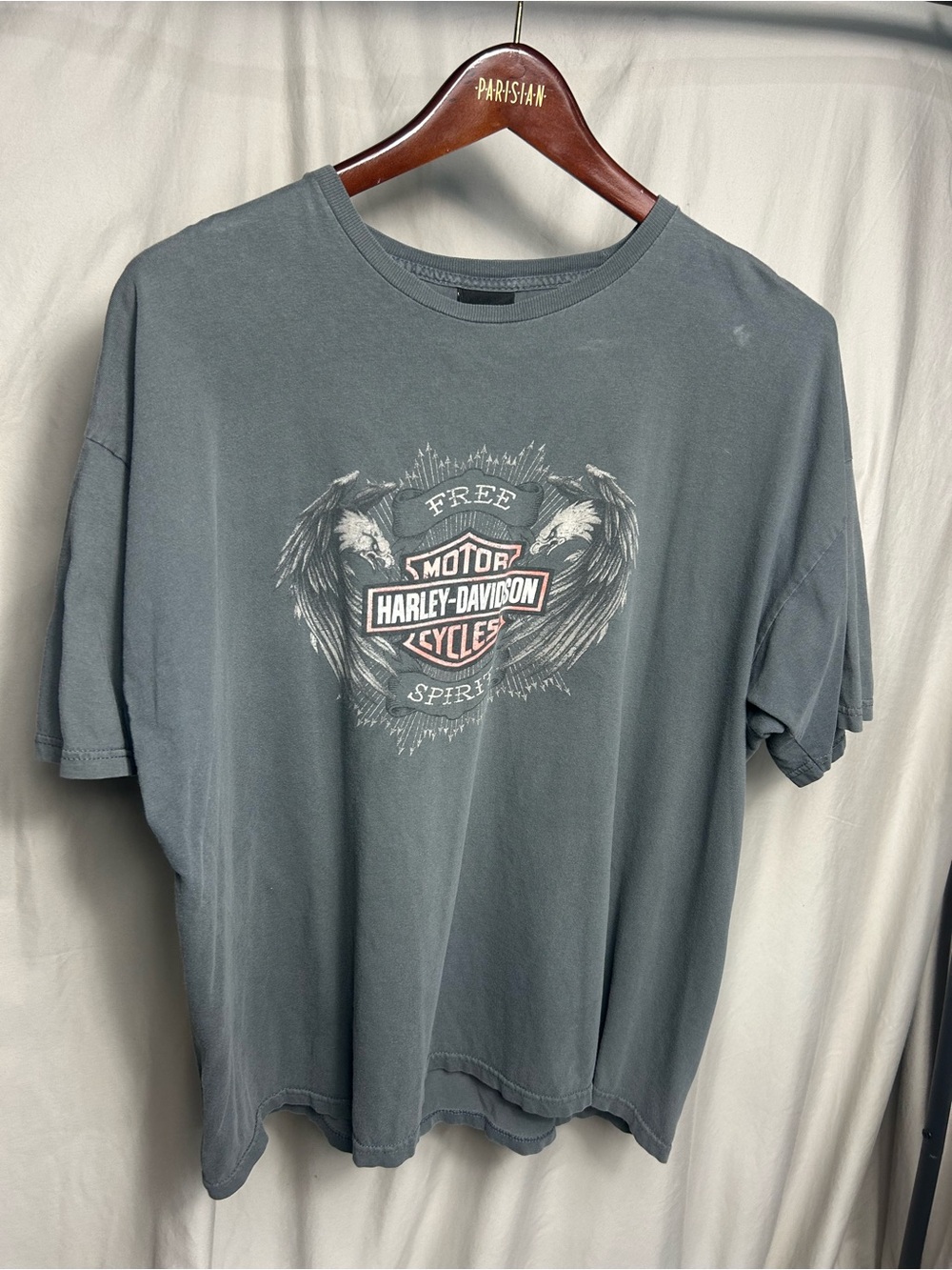 Harley Davidson free spirit with back hit Tshirt Sz 2XL